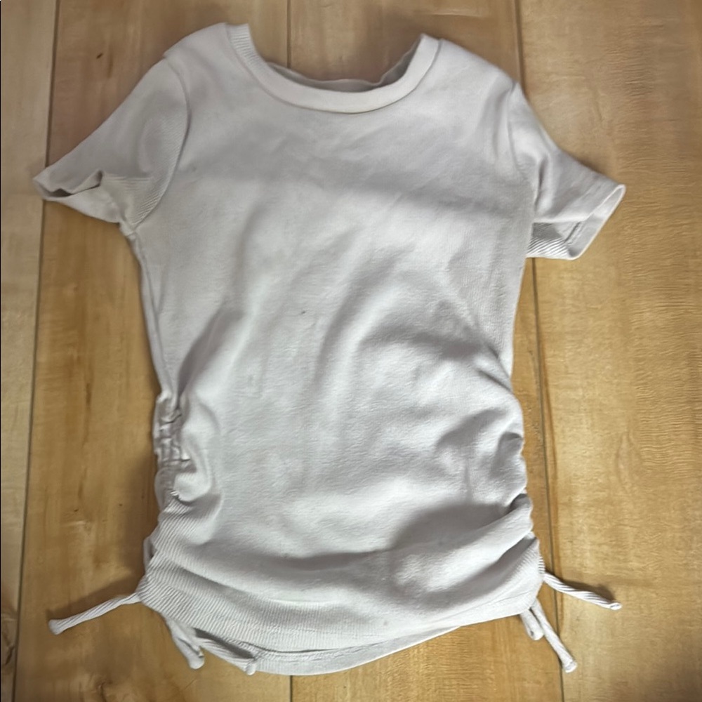 Full Tilt White Ribbed Top